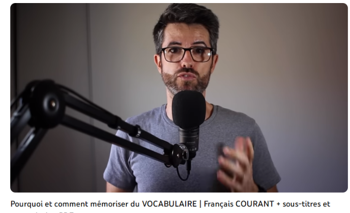 Pourquoi et comment mémoriser du VOCABULAIRE | Français COURANT + sous-titres et transcription PDF.